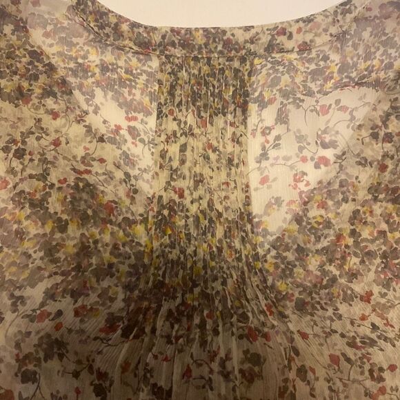 Sundance Sheer Floral Crochet Embroidered Hem Blouse Size Medium NWOT - Picture 5 of 11
